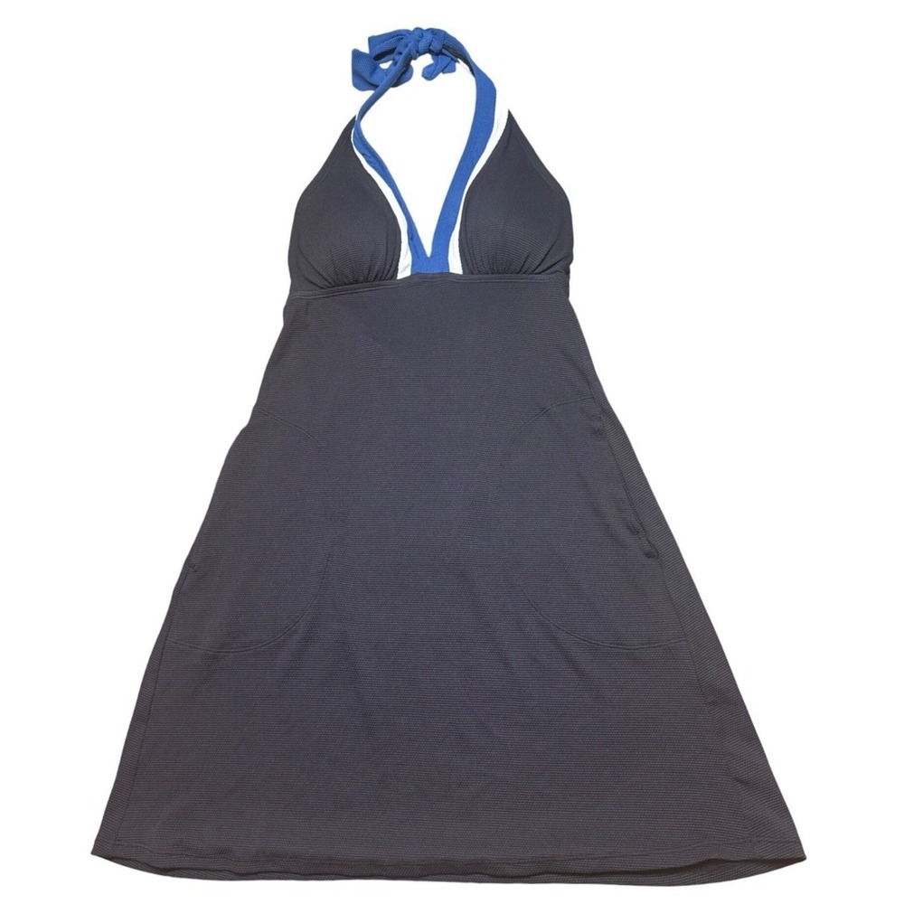 Tommy Bahama Island Cays Colorblock Halter Swim Dress Cover Up S‎ NWT